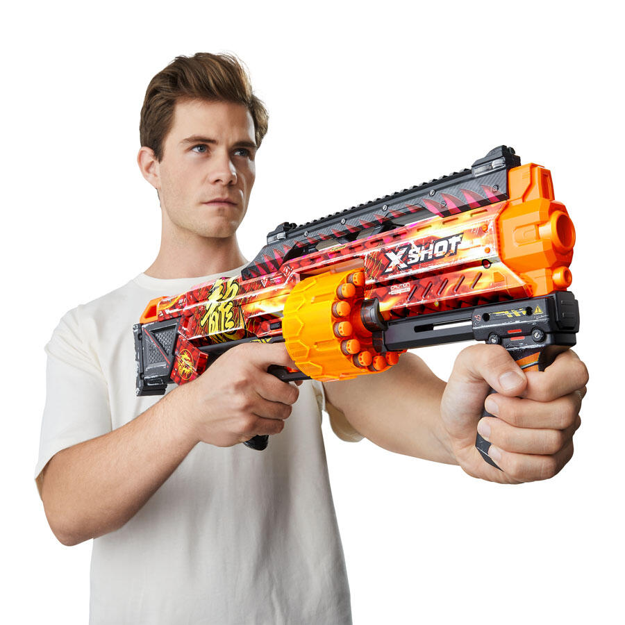 BRUNT ラストショット LAST SHOT ＋ SBSキット Zuru X-Shot Skins Last Stand Auto-Rotating Barrel Dart