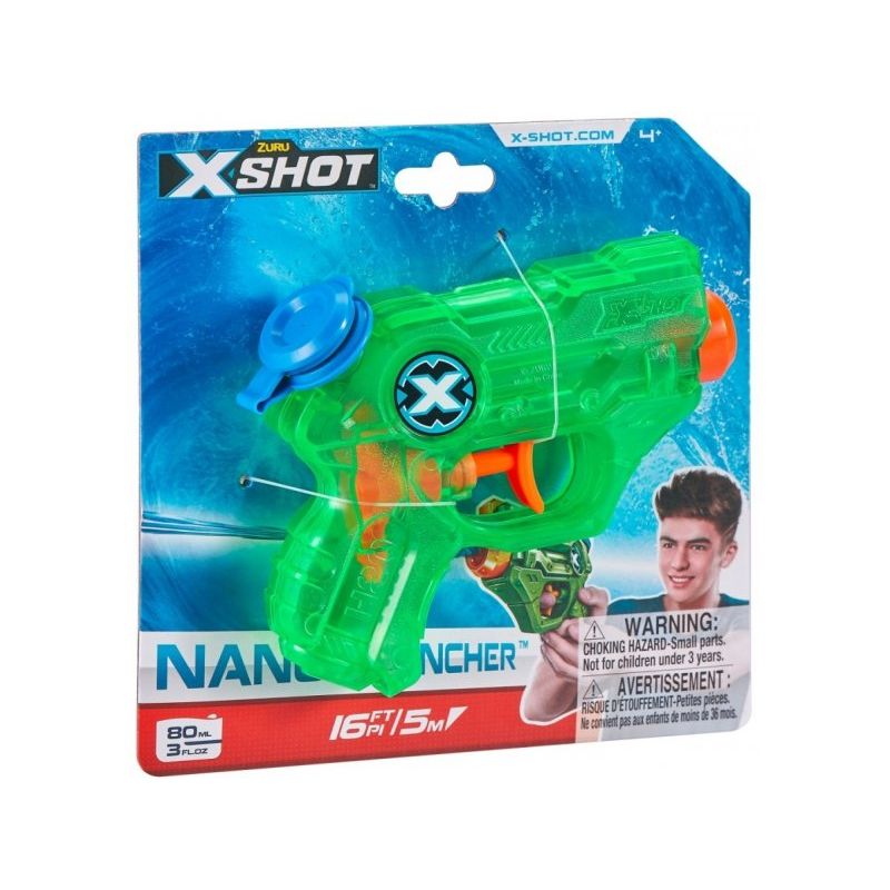 Zuru X-Shot Water Blaster Nano Hangcard 5643 Multicolor Age- 4 Years & Above