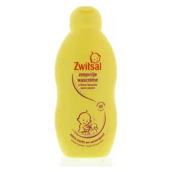 Zwitsal Soap-free Body Washing Cream 200Ml Age- Newborn & Above
